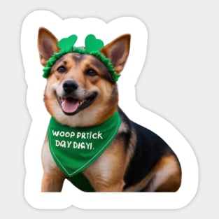 My spirit Pet:  woop St. Partick's day! Sticker